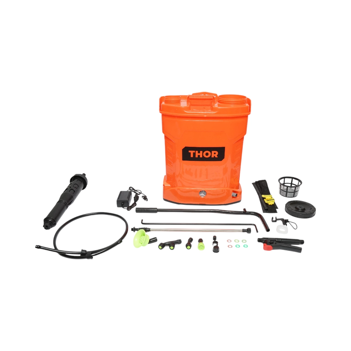 Pompa de stropit, vermorel 2 in 1 manuala si electrica cu rezervor 16L, baterie 12V/8Ah, 4 duze, debit 3.1 l/min THOR [2]