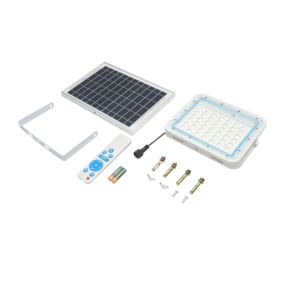 Proiector LED 100W cu panou solar 8W, baterie Li-ion 5000mAh si telecomanda, IP66 Breckner Germany [2]