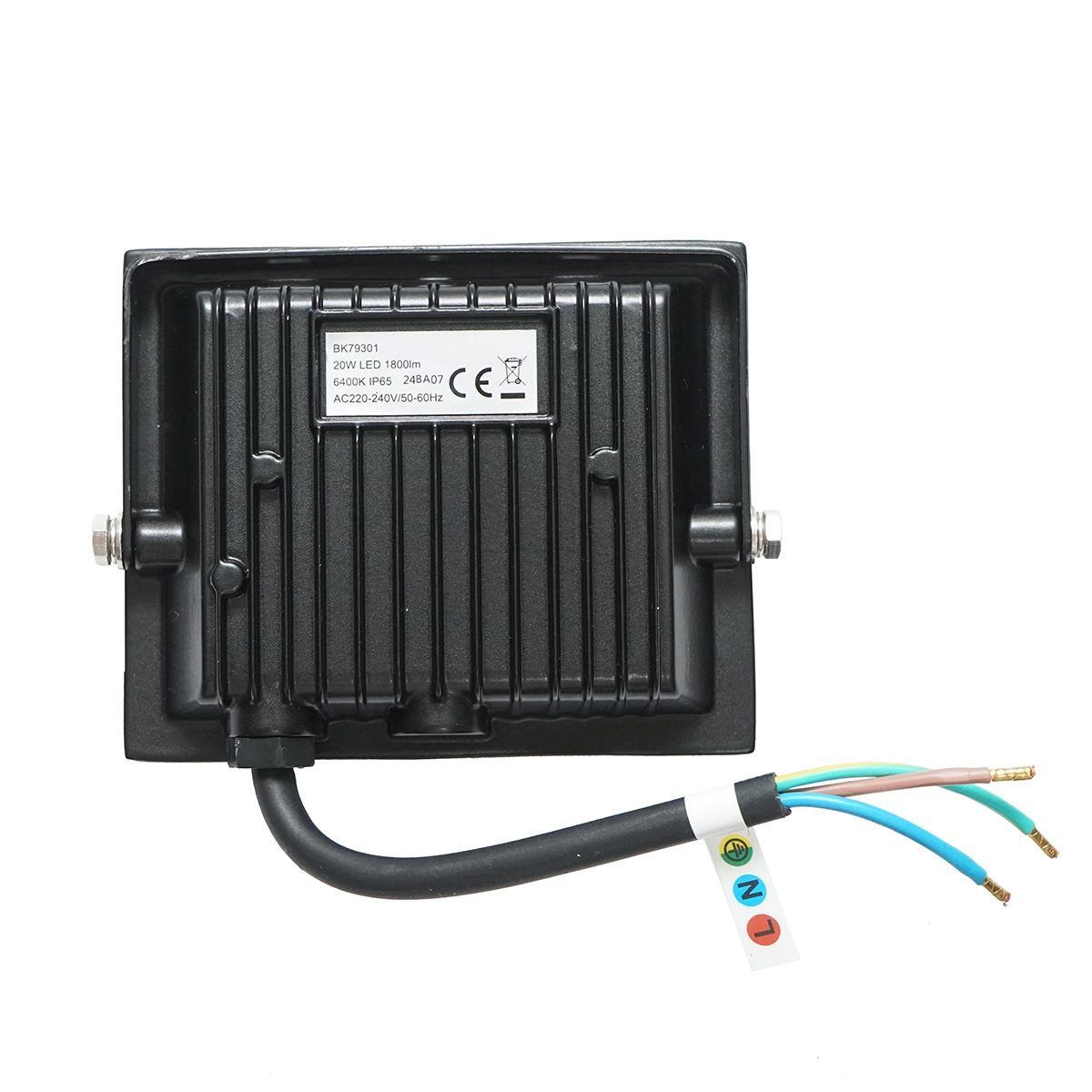 Proiector LED 20W, 6400K, 1800lm, alimentare 220-240V, 110x90x26mm, IP65 Breckner Germany [2]