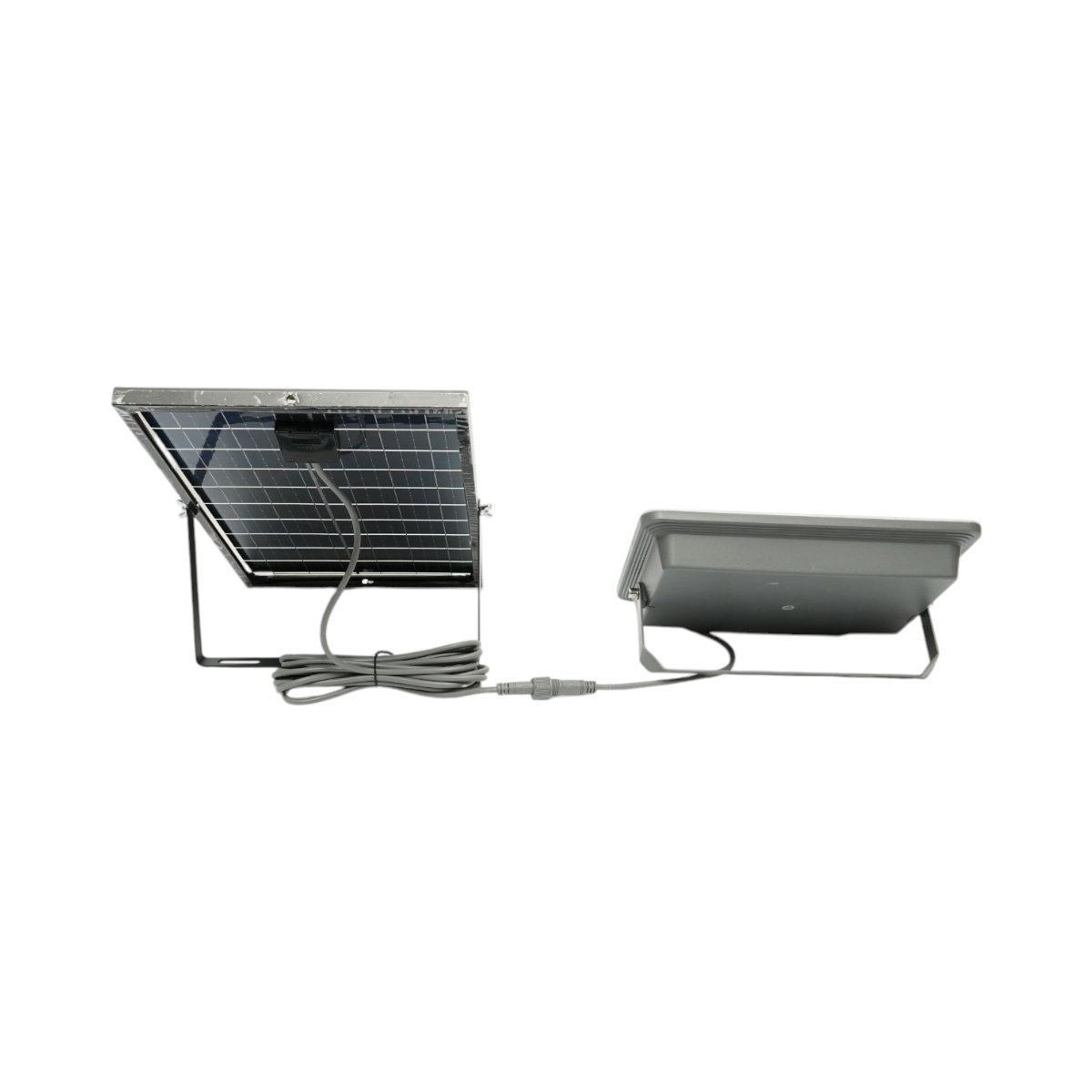 Proiector LED 300W, 6500K, cu panou solar bifacial 30W, baterie LiFePO4 15000mAh si telecomanda, IP66 Breckner Germany [3]