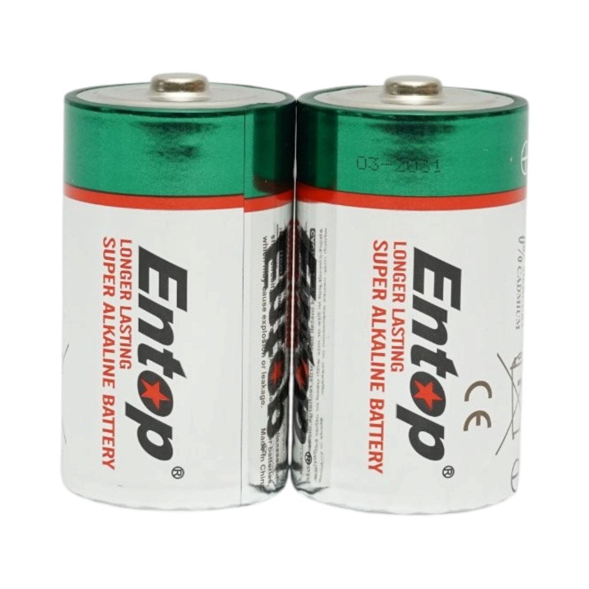Set 2 baterii alcaline D LR20 1.5V Entop [2]