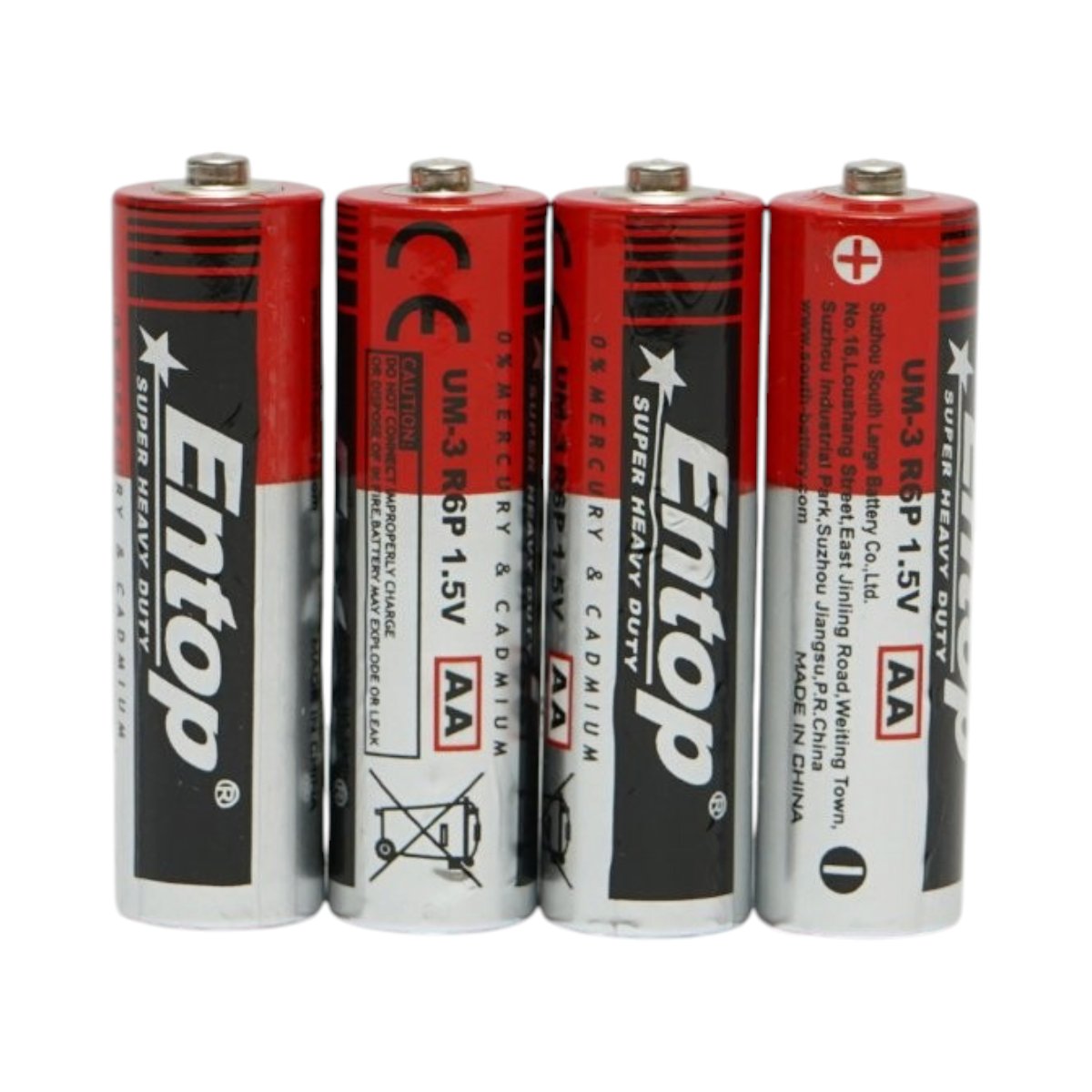 Set 4 baterii zinc-carbon AA LR6 1.5V Entop [2]