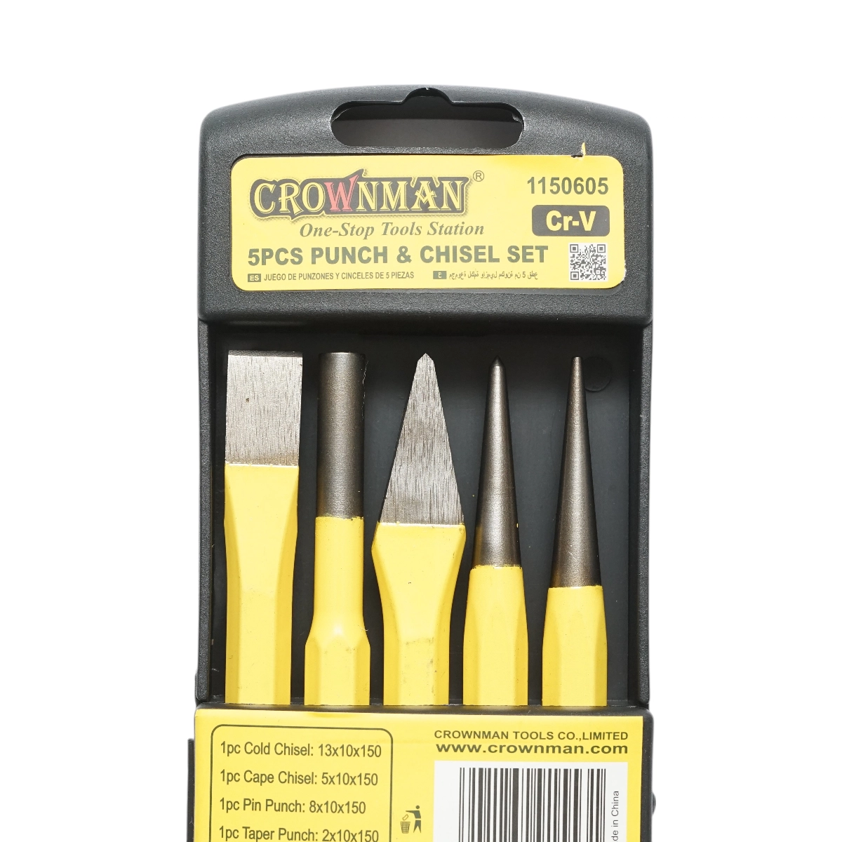 Set dalti si punctatoare otel Cr-V 5 piese Crownman [2]