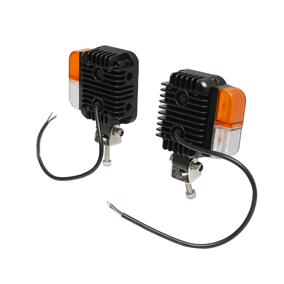 Set faruri universale tractor stanga si dreapta cu LED 10-80V, temperatura culoare 6000K, pozitii 3W LED si semnalizare 3W LED Breckner Germany [3]