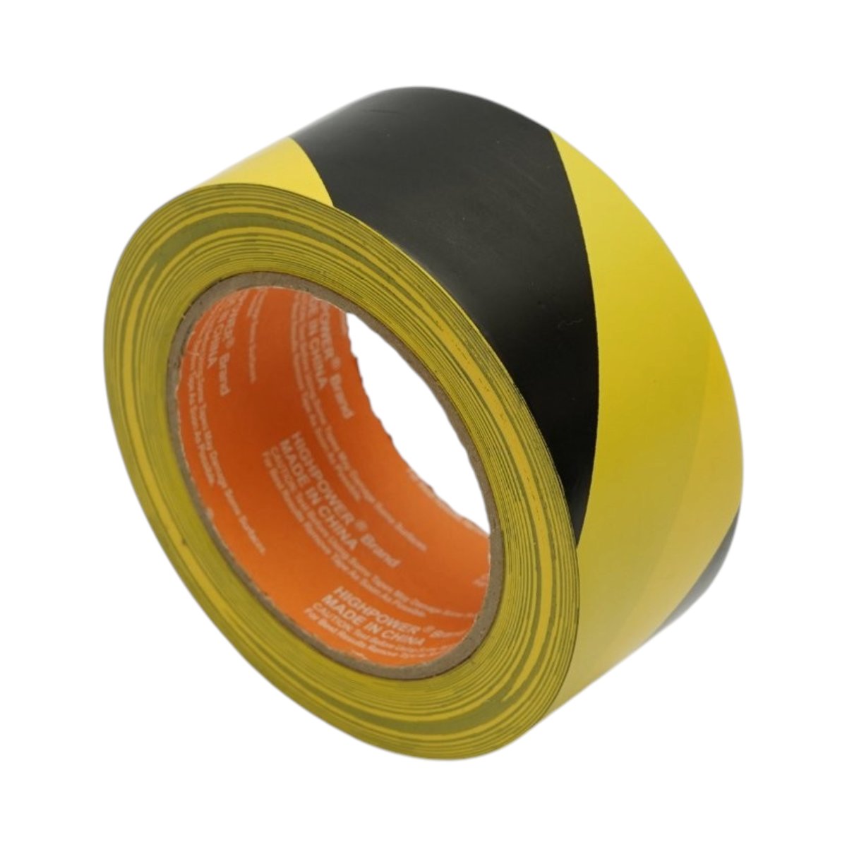 Benzi adezive - Banda adeziva de avertizare si marcare podea PVC galben-negru 48mm x 33m HighPower