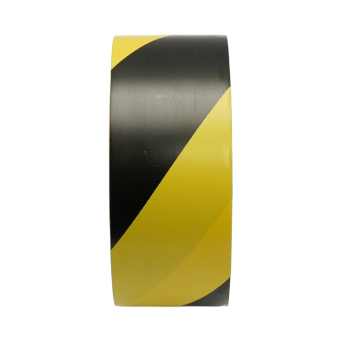 Banda adeziva de avertizare si marcare podea PVC galben-negru 48mm x 33m HighPower [1]