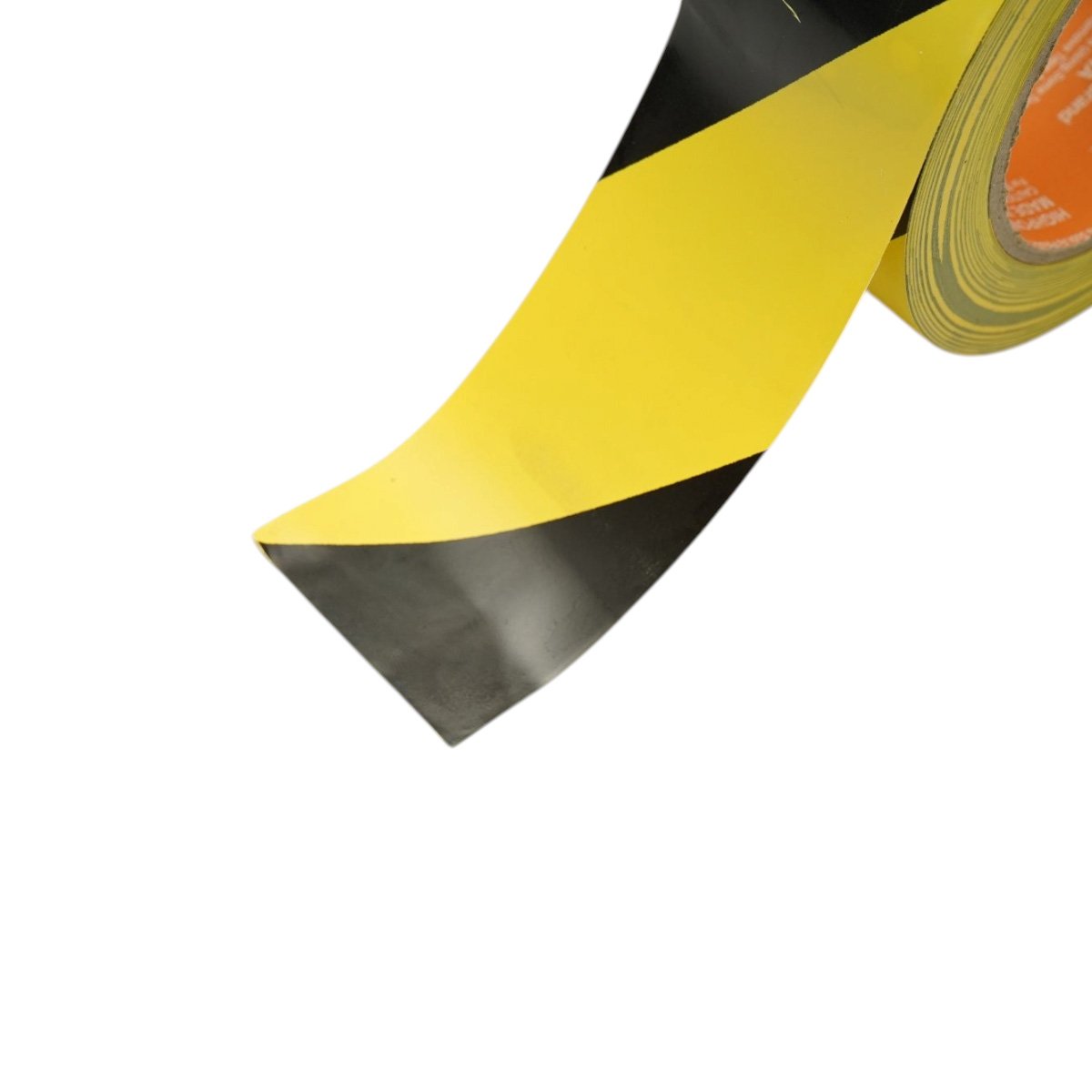 Banda adeziva de avertizare si marcare podea PVC galben-negru 48mm x 33m HighPower [3]