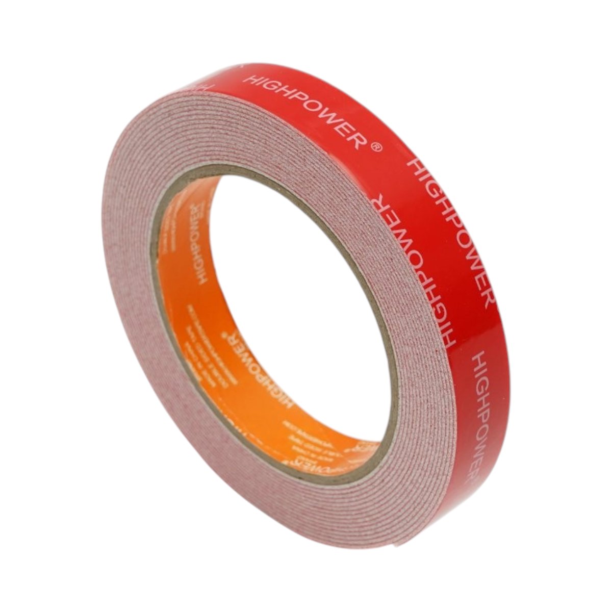 Benzi adezive - Banda dublu adeziva spuma alba PE 18mm x 5m HighPower