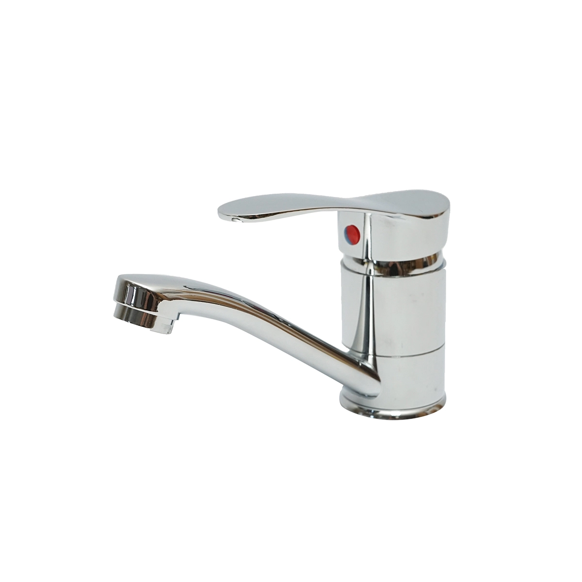 Baterii sanitare - Baterie chiuveta bucatarie cu pipa mobila 19cm, crom lucios Breckner Germany