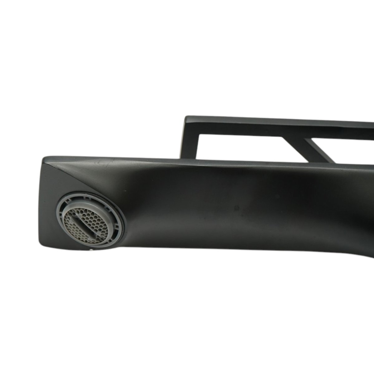 Baterie lavoar baie inalta patrata, monocomanda, negru mat, aliaj zinc, furtunuri incluse [3]