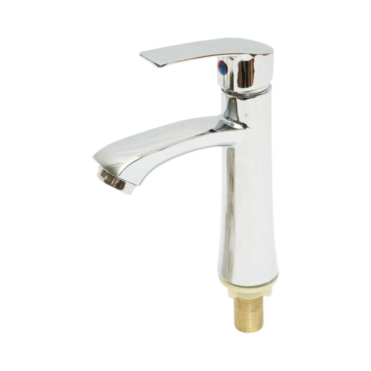 Baterii sanitare - Baterie lavoar baie inalta rotunda, monocomanda, crom lucios, aliaj zinc