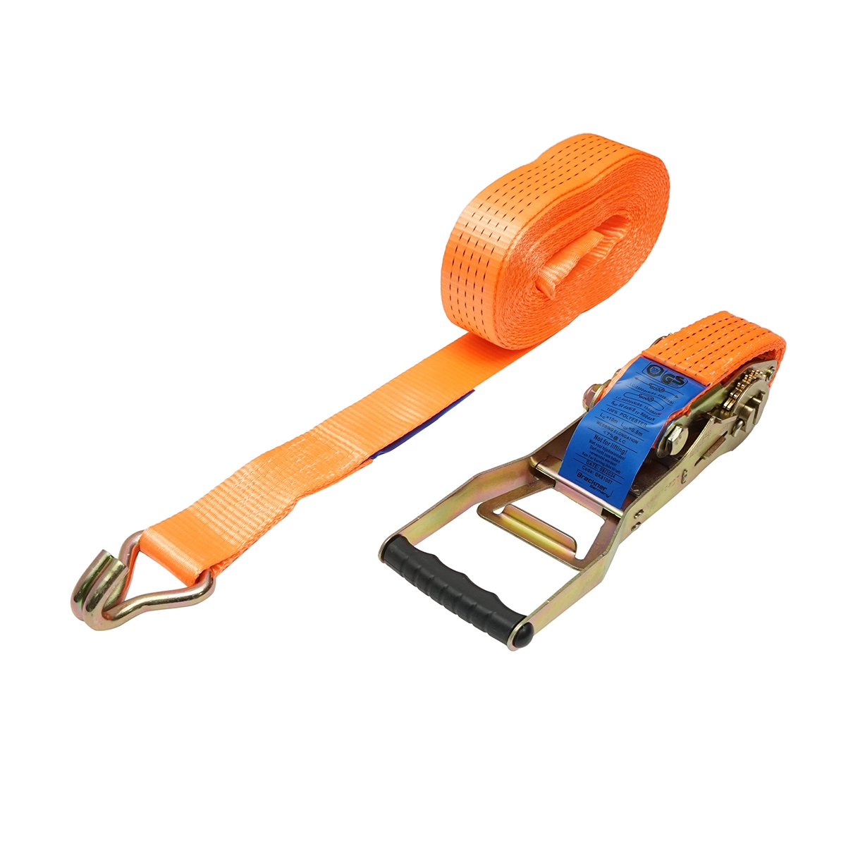 Auto si Accesorii - Chinga ancorare marfa 10mx50mm 5T (clichet dublu ERGO) Breckner Germany