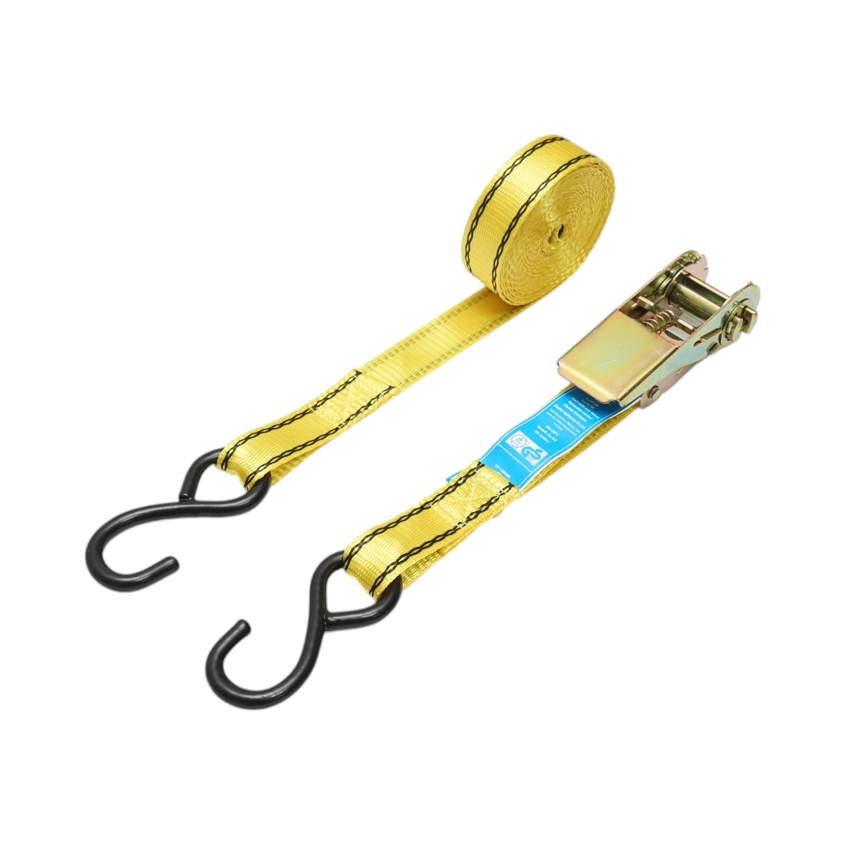 Auto si Accesorii - Chinga ancorare marfa 5mx25mm 225Kg (clichet simplu) Crownman