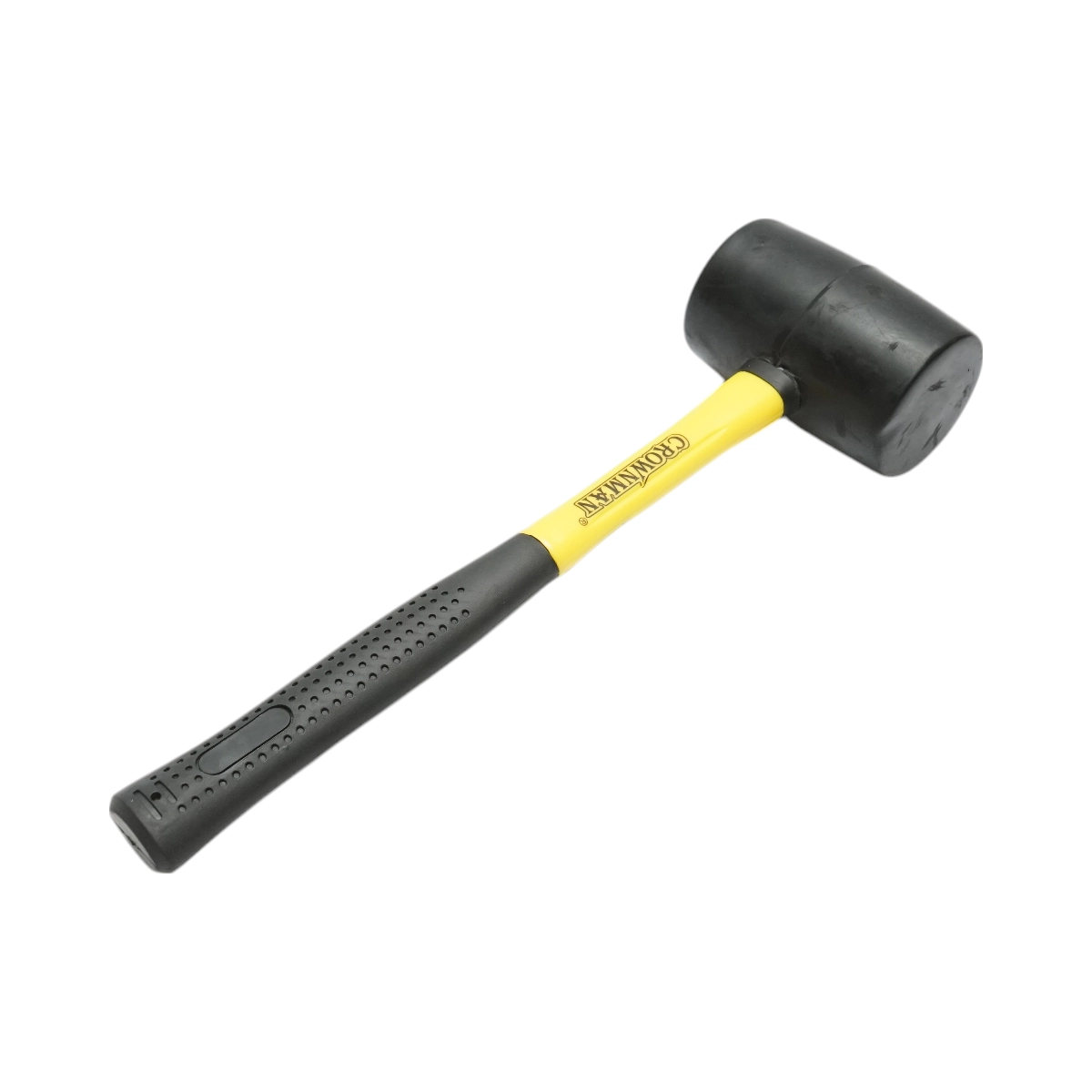 Ciocan de cauciuc 640 g cu maner din fibra de sticla profesional Crownman [1]