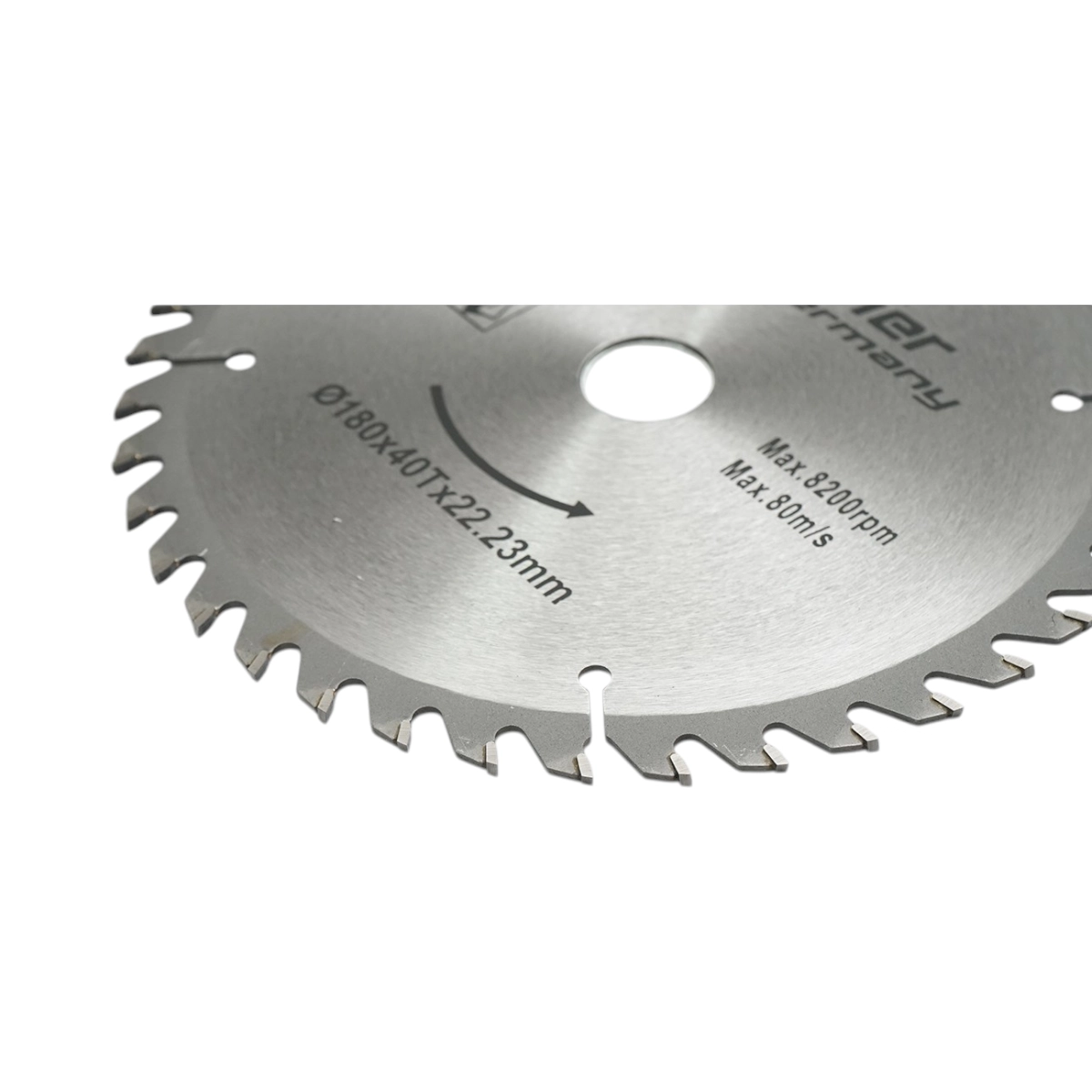 Disc circular vidia pentru lemn 180x22.23mm, 40 dinti, turatie maxima 8200rpm Breckner Germany [1]