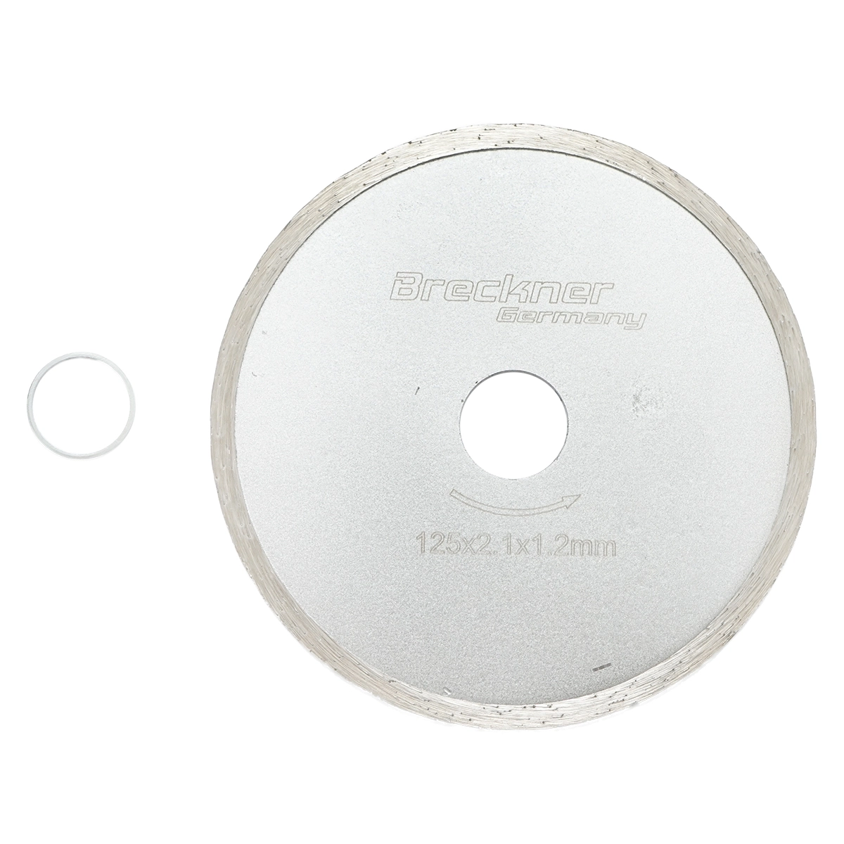 Accesorii taiere, polizare si slefuire - Disc diamantat continuu 125x2.1x1.2 pentru ceramica Breckner Germany