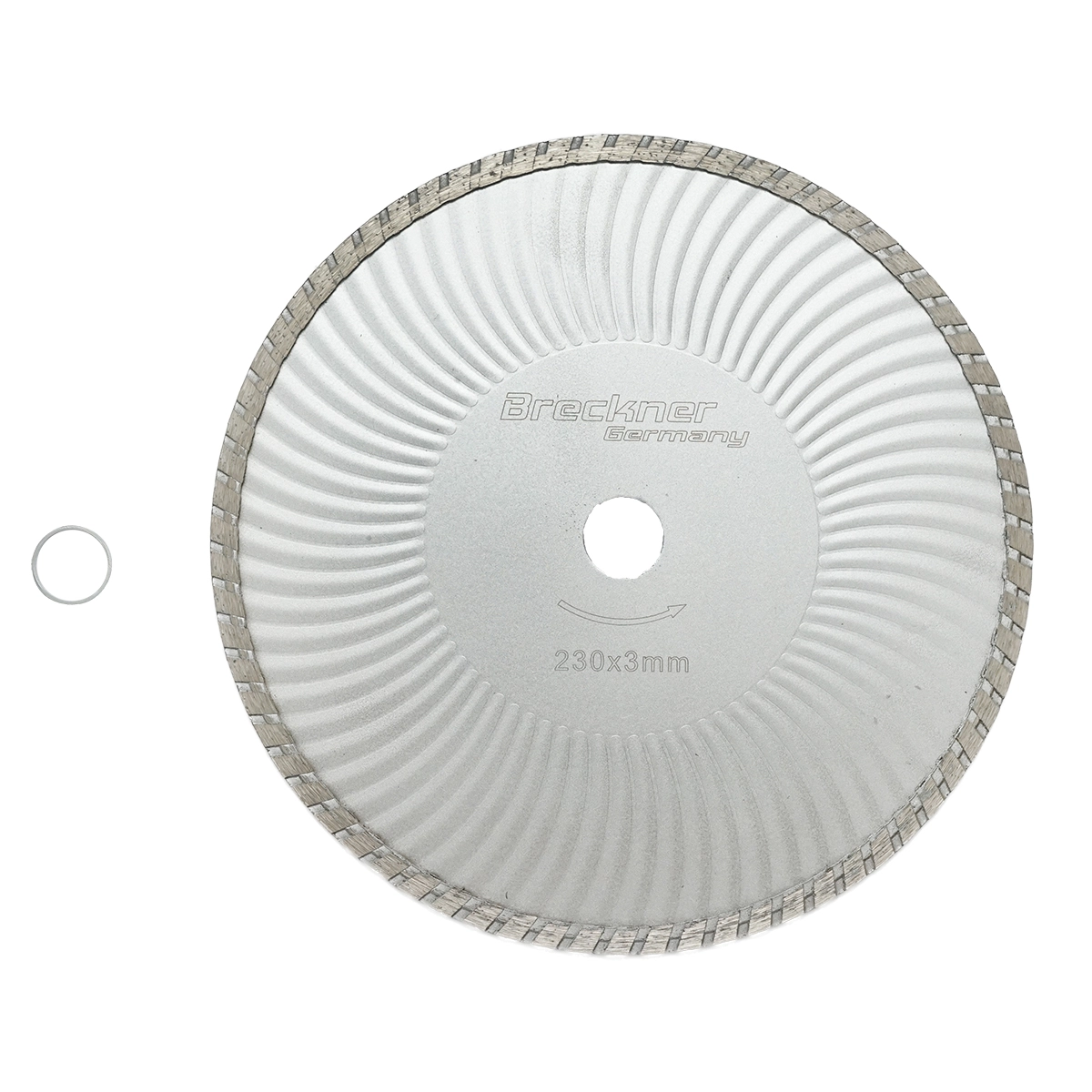 Accesorii taiere, polizare si slefuire - Disc diamantat continuu 230x3mm taiere umeda/uscata pentru beton si ceramica Breckner Germany