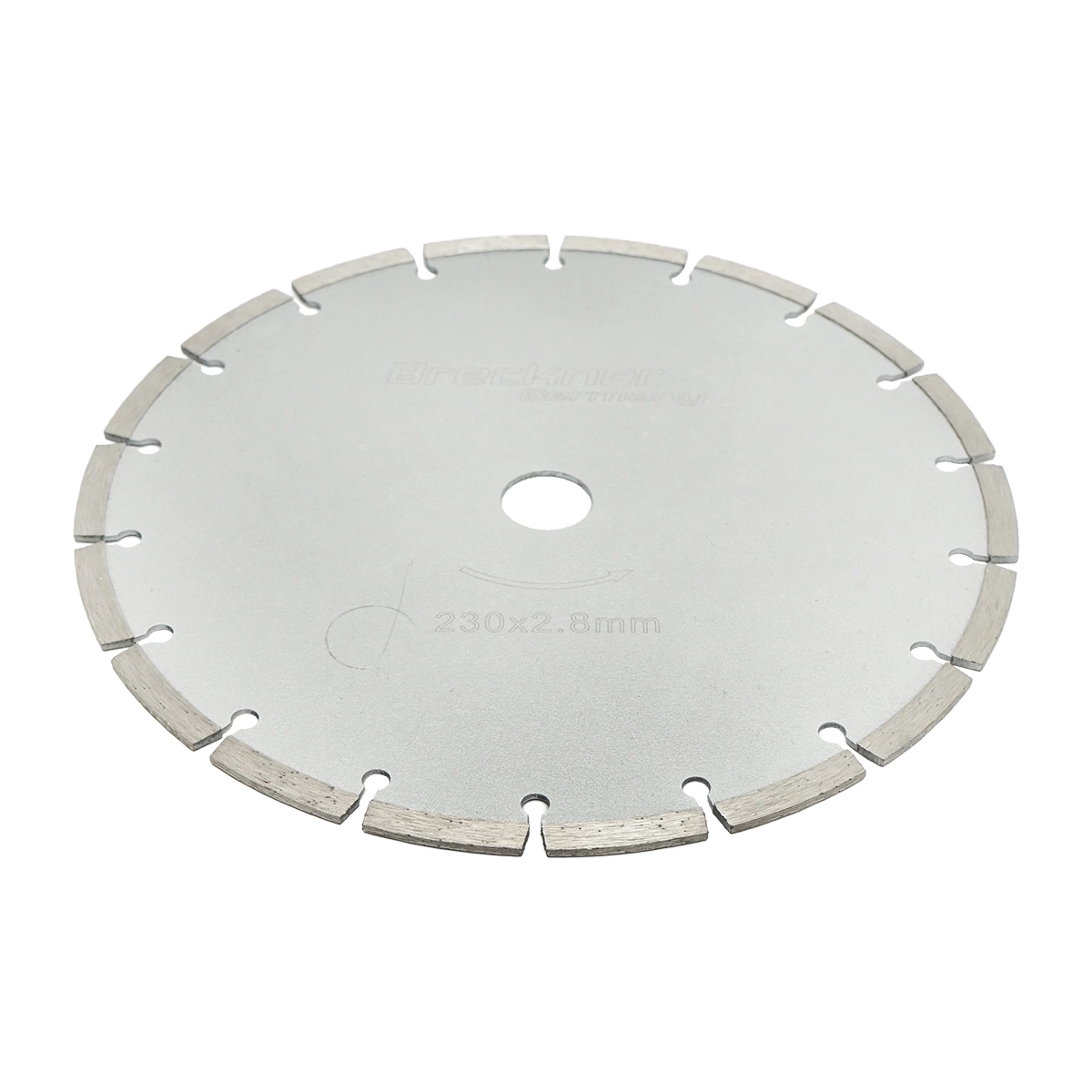 Disc diamantat segmentat 230x2.8x22.23mm, taiere uscata pentru beton, piatra, caramida Breckner Germany [2]