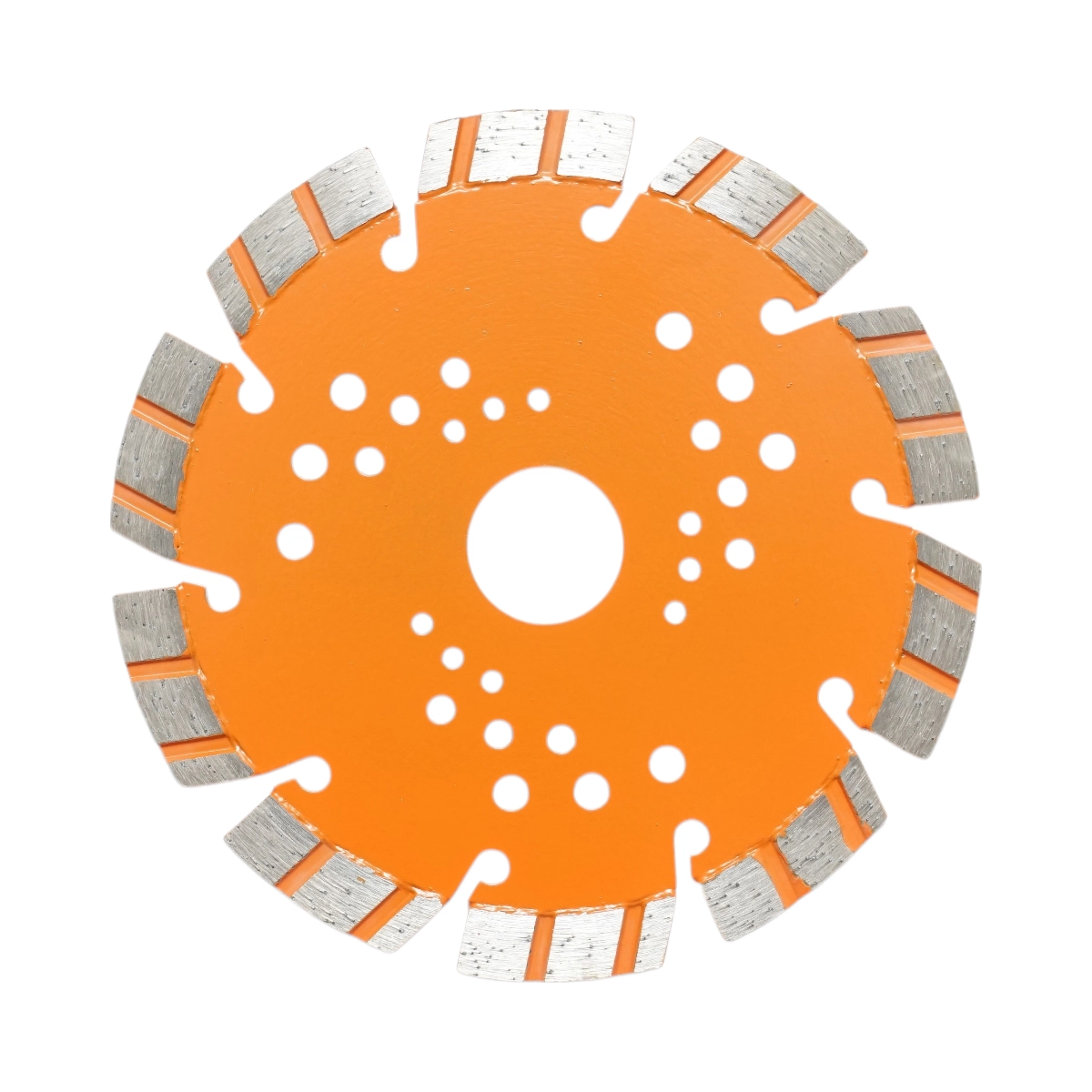 Disc diamantat turbo segmentat 125x22.23mm, segment 10mm pentru taiere beton armat, piatra dura, pavele, boltari Breckner Germany [1]