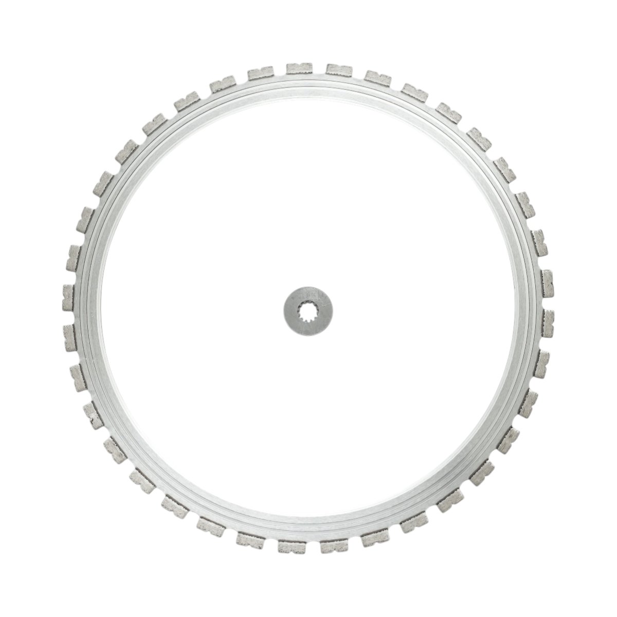 Scule si Unelte - Disc inelar diamantat segmentat 600mm, 37 dinti, rola antrenare pentru masina de taiat beton Breckner Germany