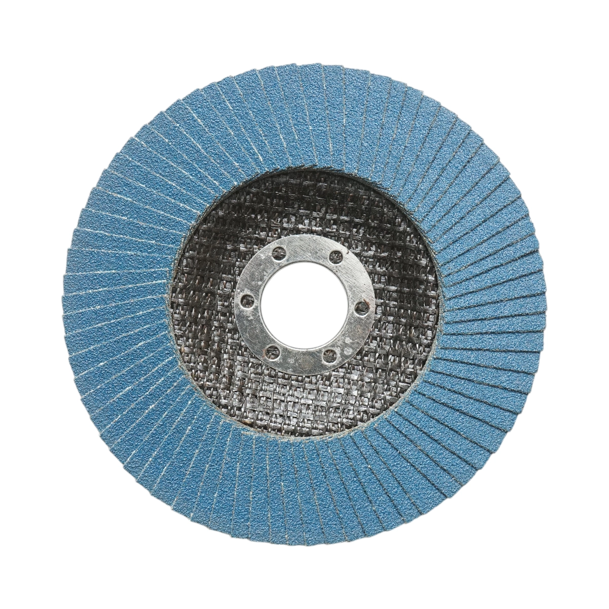 Disc lamelar abraziv cu zirconiu 125x22mm T27 ZA120 pentru slefuire, polizare metal si inox Breckner Germany [1]