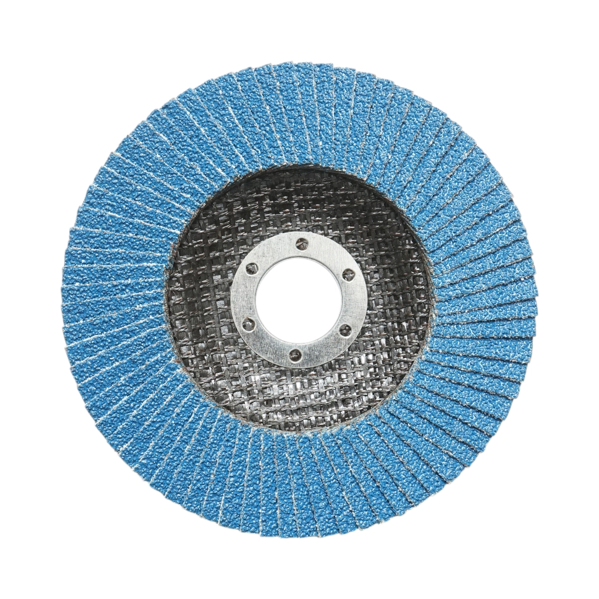 Disc lamelar abraziv cu zirconiu 125x22mm T27 ZA40 pentru slefuire, polizare metal si inox Breckner Germany [1]