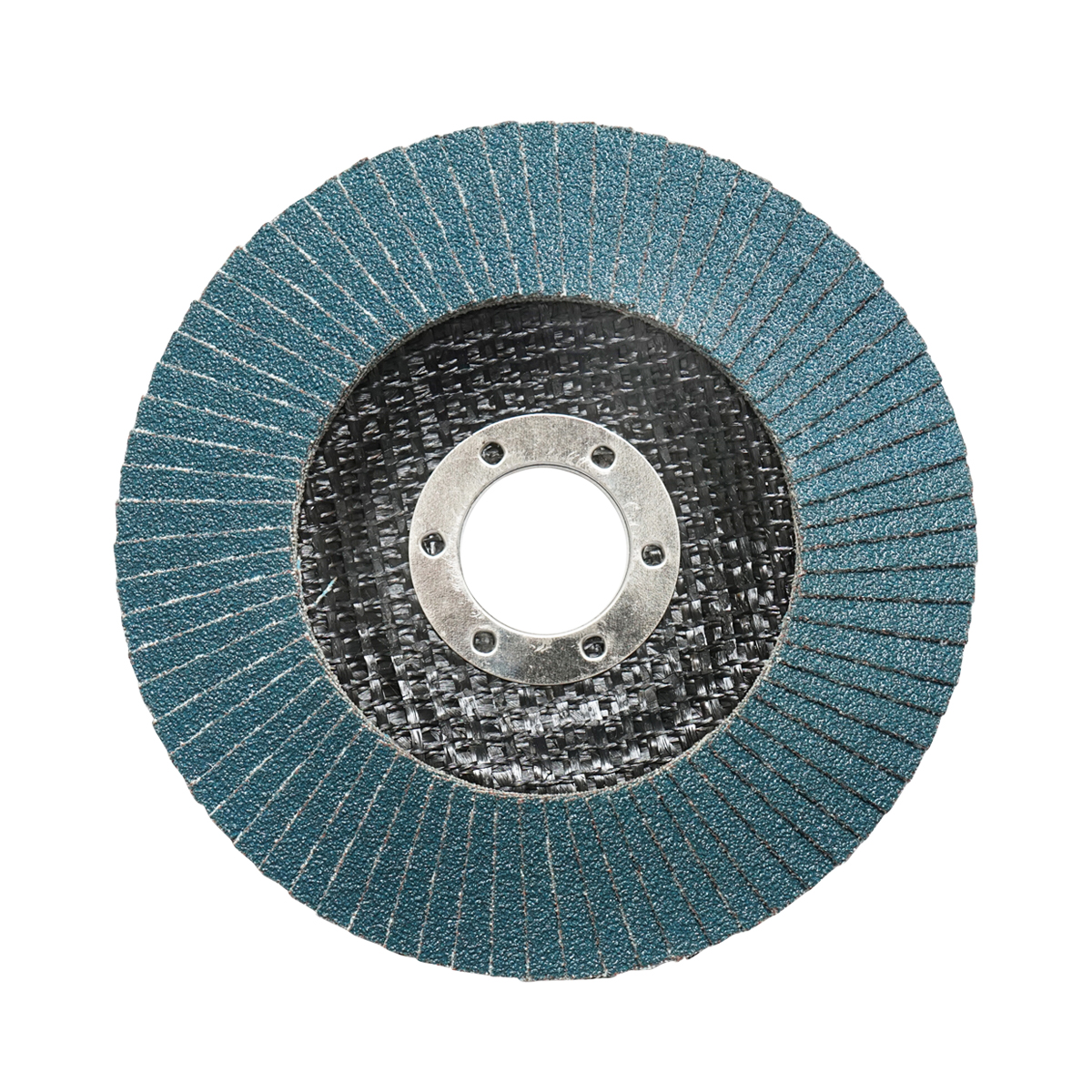 Disc lamelar abraziv cu zirconiu pentru polizat metal, inox P100, 115mm Breckner Germany [1]