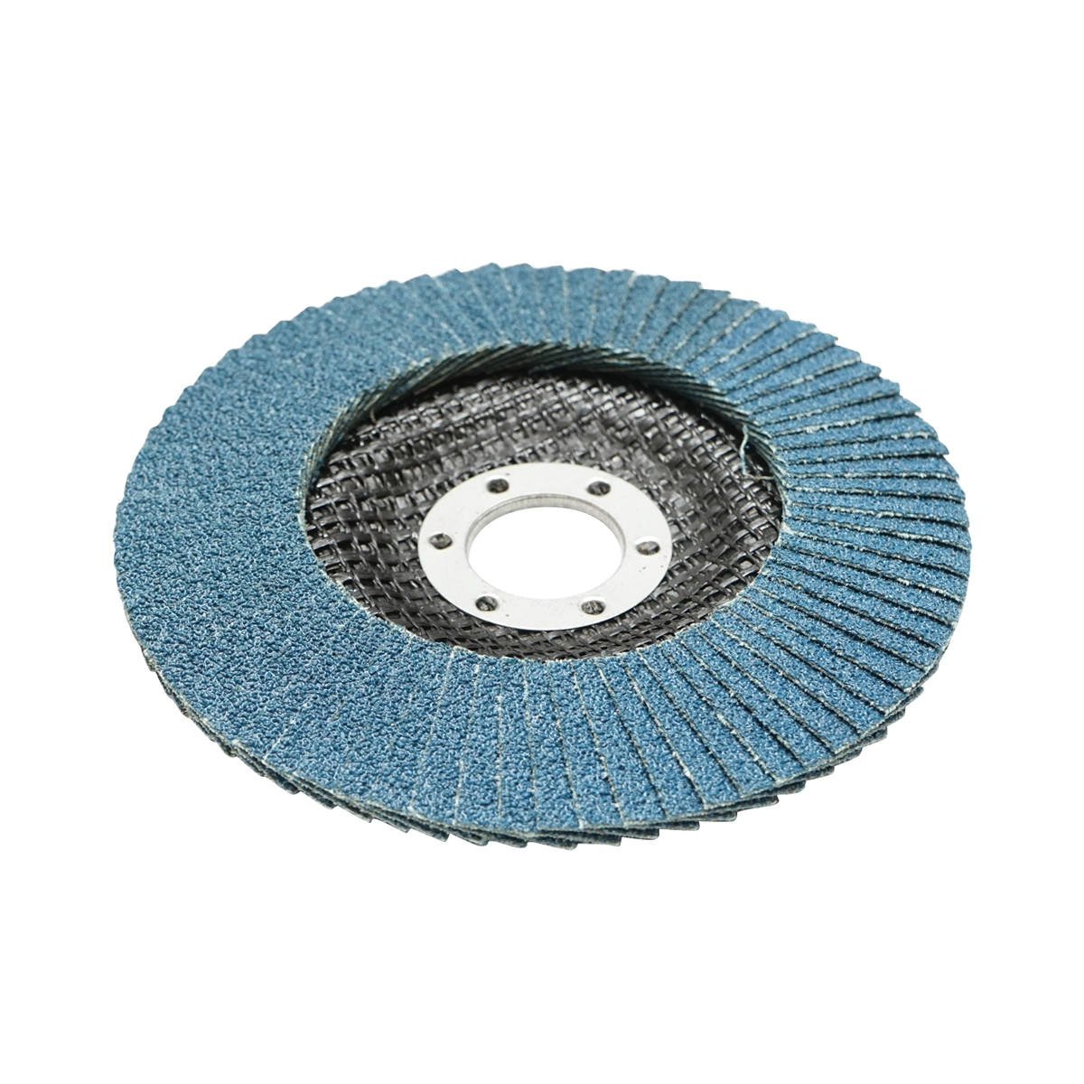 Disc lamelar abraziv cu zirconiu pentru polizat metal inox P60, 125mm Breckner Germany [1]