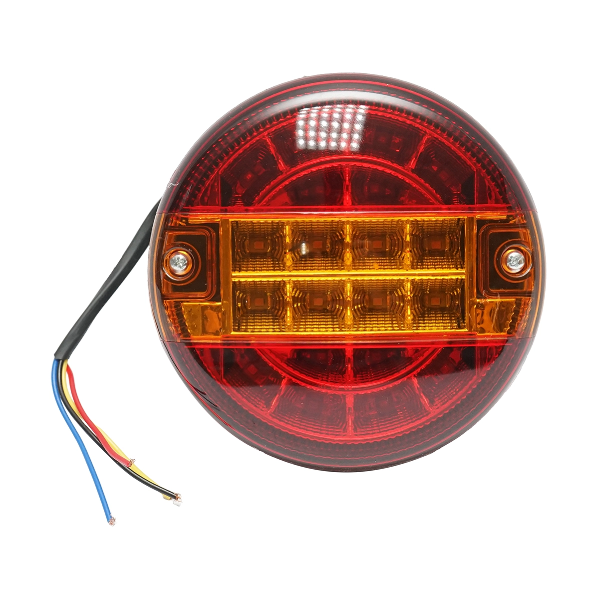 Auto si Accesorii - Lampa stop spate rotunda camion/remorca cu LED 139mm, 12/24V Breckner Germany