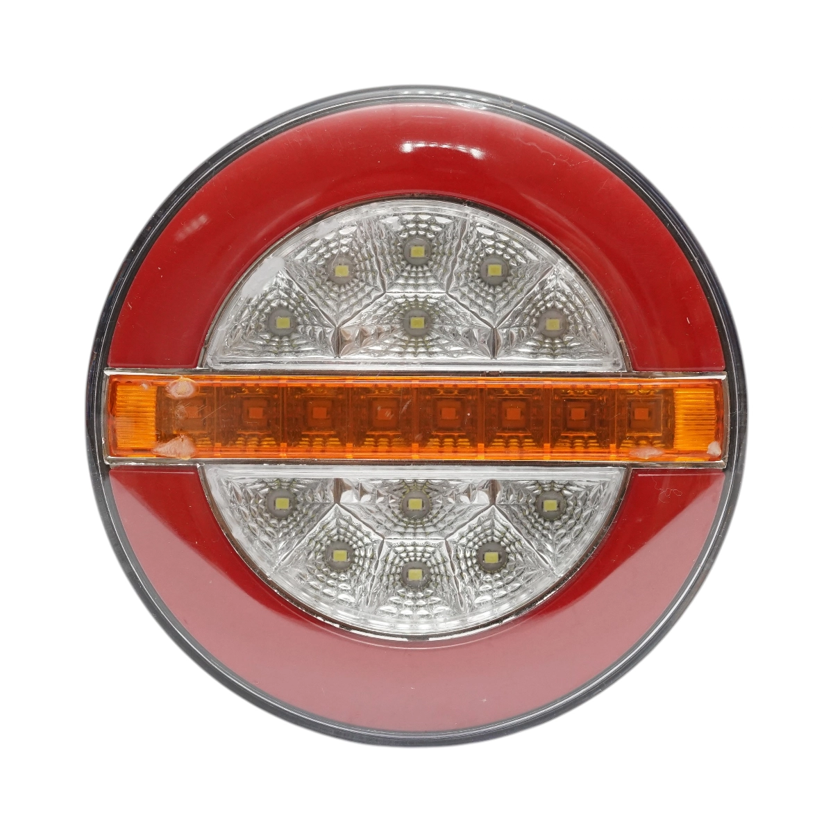 Auto si Accesorii - Lampa stop spate rotunda LED 12V/24V universala 140x40mm Breckner Germany
