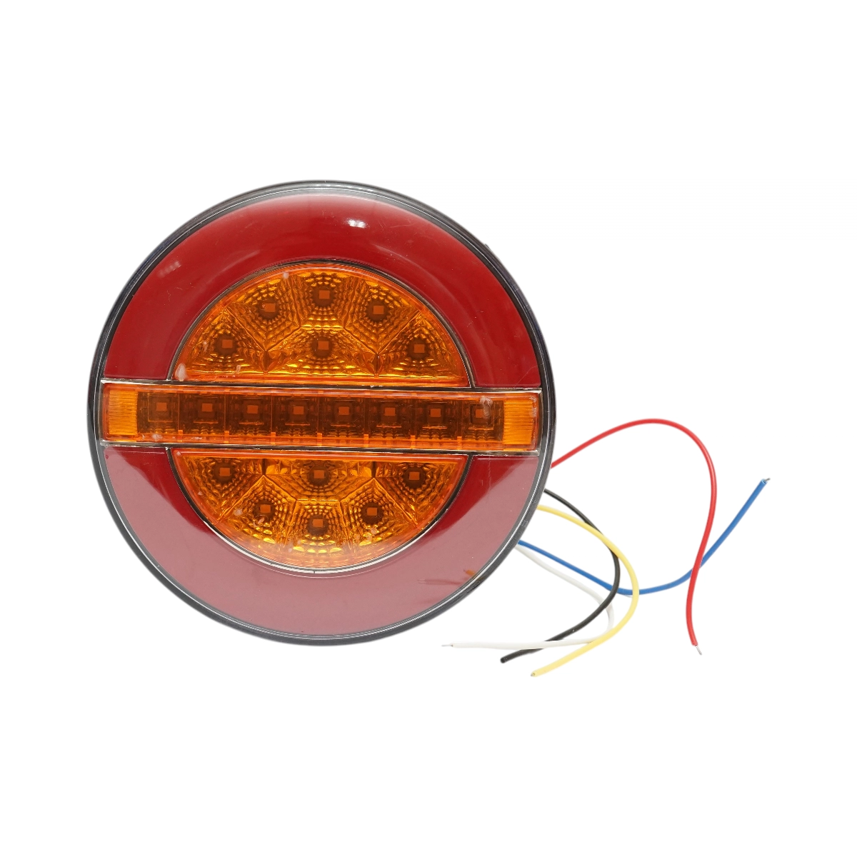 Auto si Accesorii - Lampa stop spate rotunda LED 12V/24V universala 140x40mm Breckner Germany