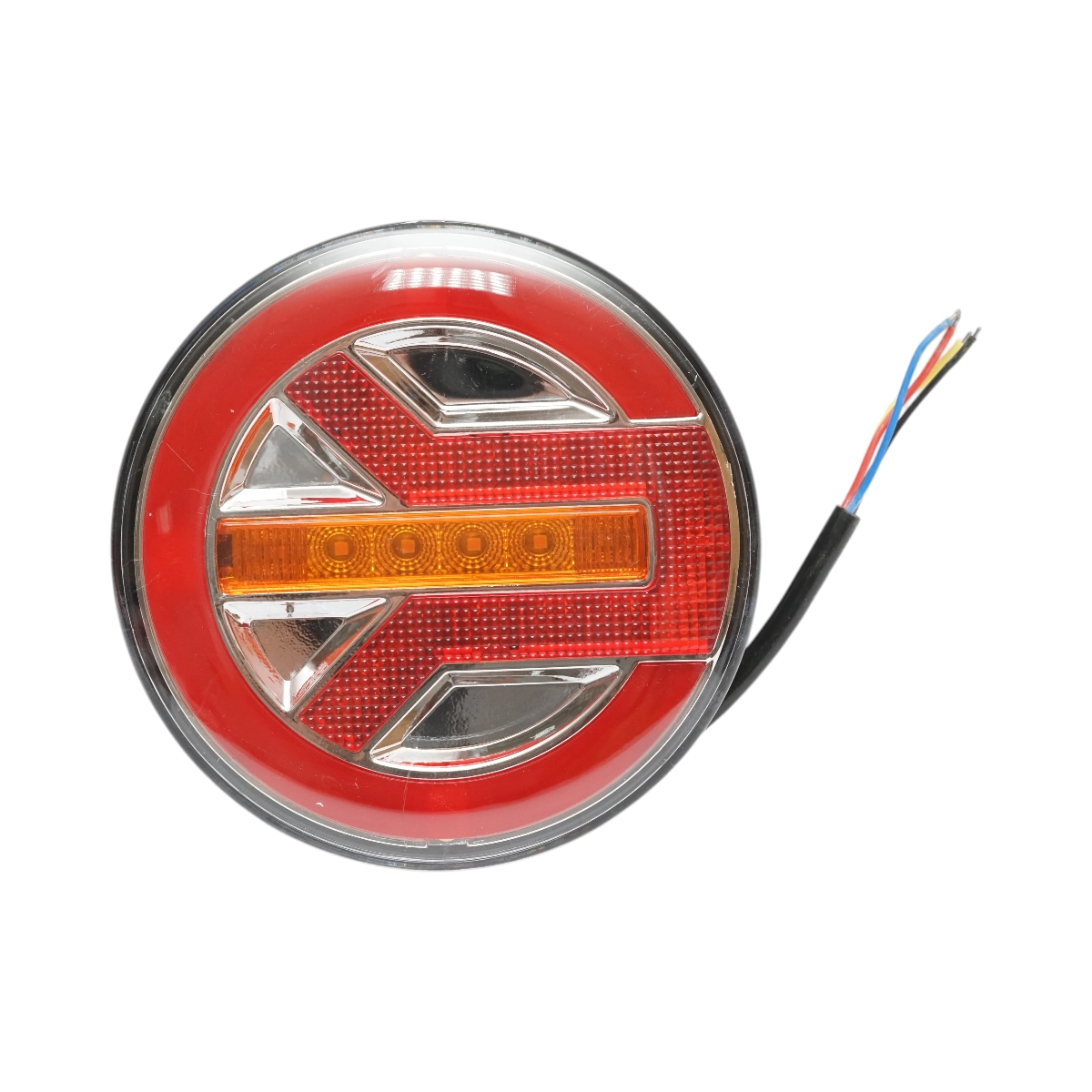 Auto si Accesorii - Lampa stop spate rotunda LED 12V/24V universala 140x40mm Breckner Germany