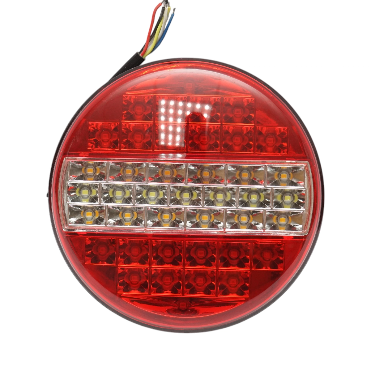 Auto si Accesorii - Lampa stop spate rotunda LED 12V/24V universala 142x45mm Breckner Germany