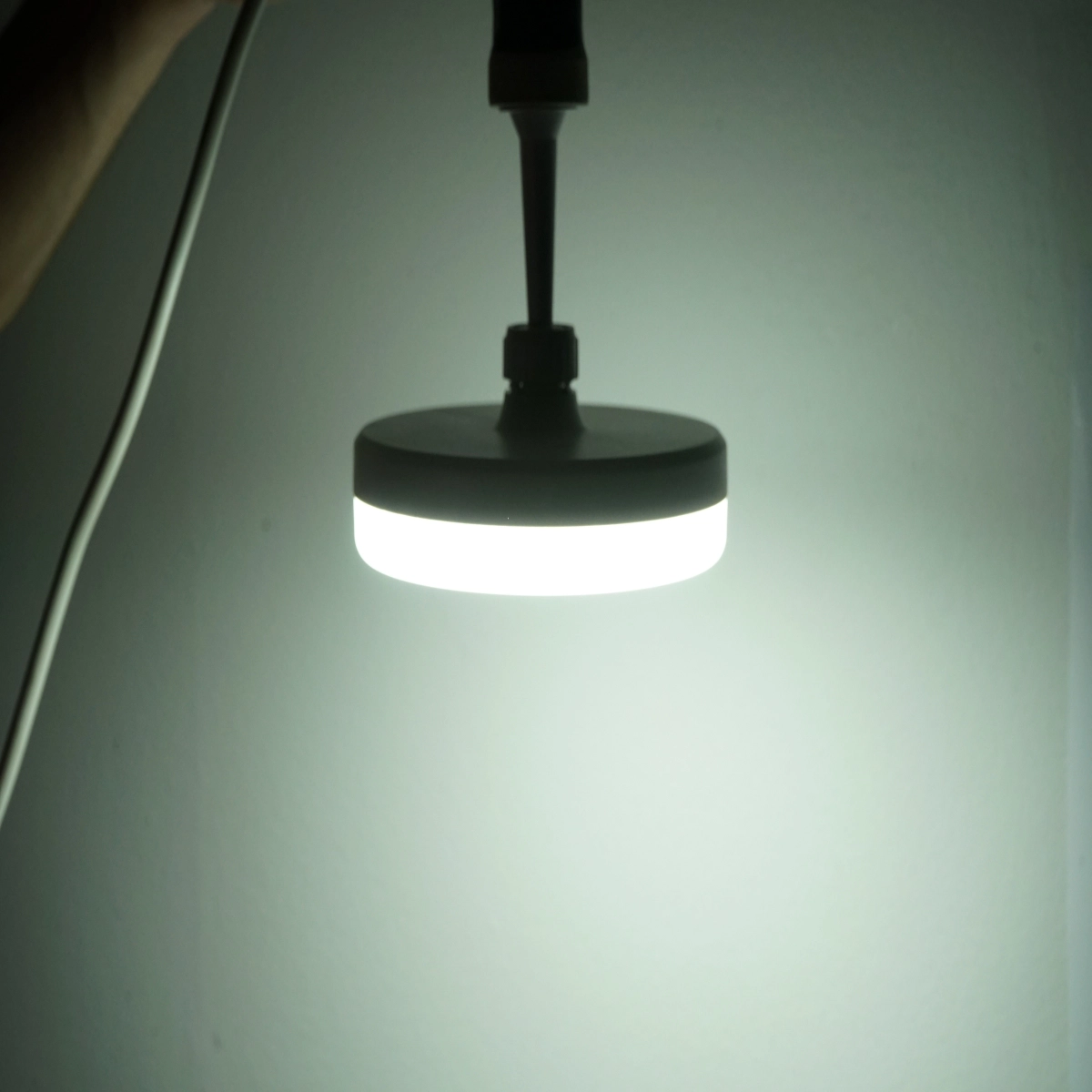 Lampa tip bec LED E27, 13W, 220V, IP20, corp iluminat pivotant 360 grade cu prindere in fasung interior/exterior Breckner Germany [5]