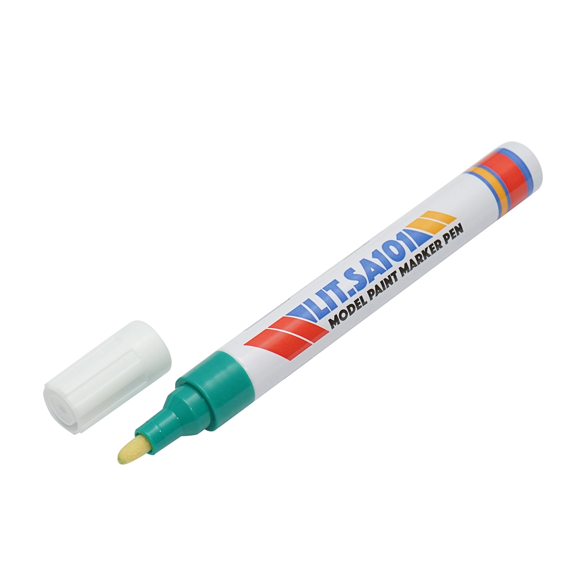 Markere Vopsea - Marker vopsea verde pe baza de ulei, impermeabil, uscare rapida
