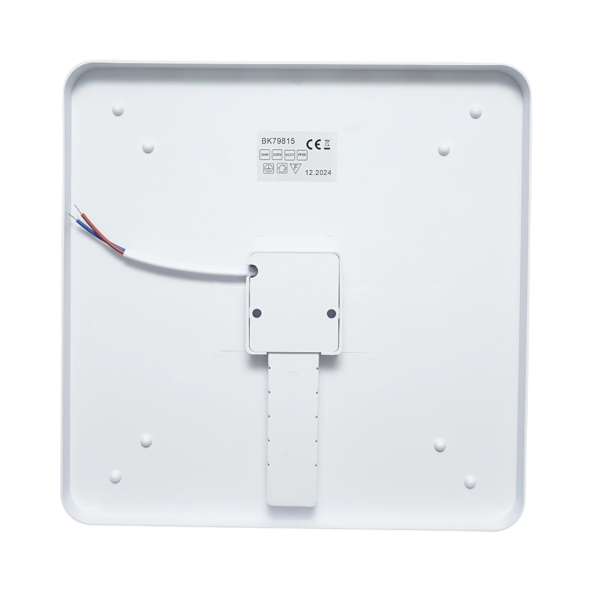 Plafoniera LED patrata 36W, 220V lumina reglabila 3CCT 3000K/4000K/6500K 230x230x40mm IP20 [2]