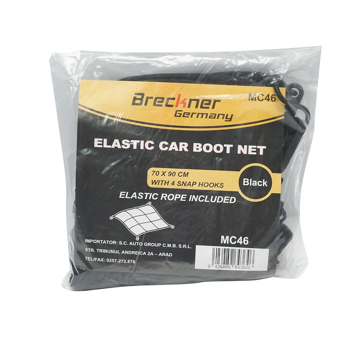 Plasa elastica auto cu carlig pentru portbagaj 70x90cm Breckner Germany [3]