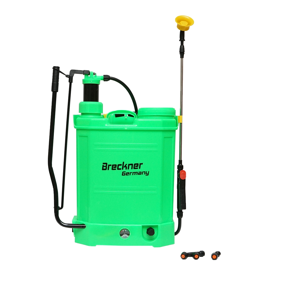 Gradina si Irigatii - Pompa de stropit vermorel 2 in 1 manuala si electrica rezervor 16L baterie 12V 8Ah debit 3.1 l/min Breckner Germany