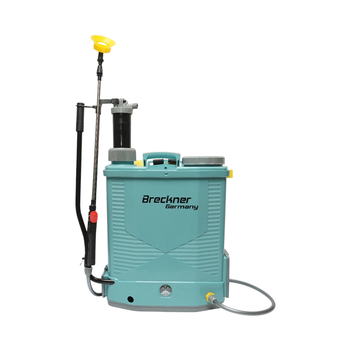 Gradina si Irigatii - Pompa de stropit vermorel 2 in 1 manuala si electrica, rezervor 18L, baterie 12V 8Ah, debit 3.1 L/min Breckner Germany