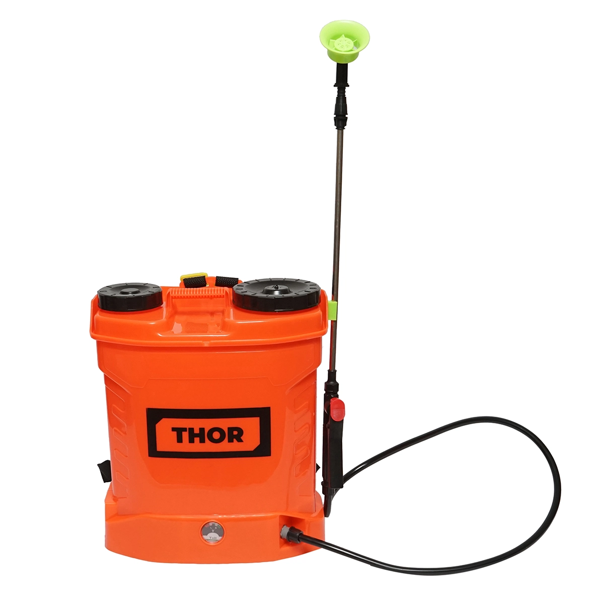Gradina si Irigatii - Pompa de stropit, vermorel electric cu rezervor 12L, baterie 12V, 4 duze interschimbabile THOR