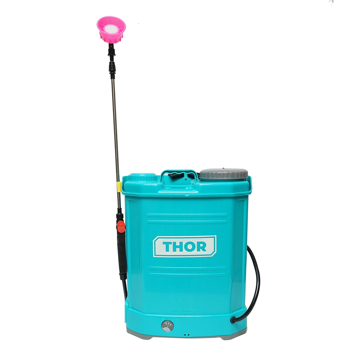 Gradina si Irigatii - Pompa de stropit, vermorel electric cu rezervor 16L, baterie 12V/8Ah, 4 duze, debit 4 l/min, presiune 6.8 bar THOR