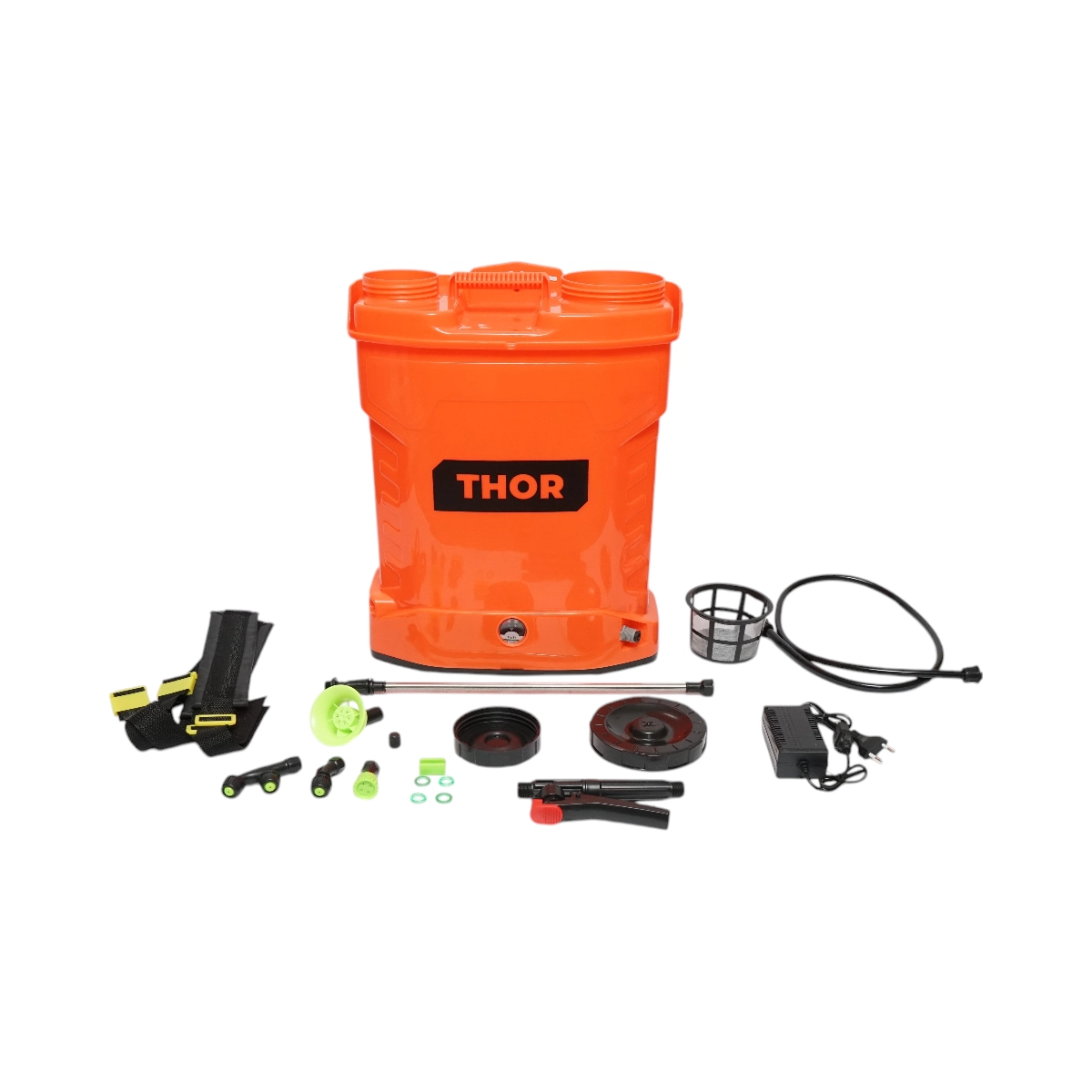 Pompa de stropit, vermorel electric cu rezervor 16L, baterie 12V/8Ah, 4 duze, debit 4 l/min THOR [1]