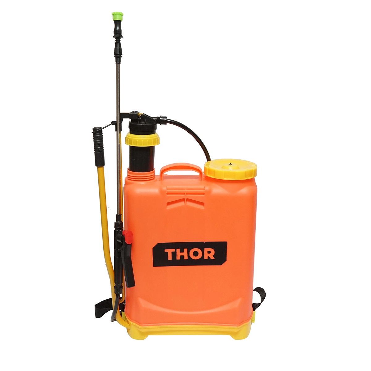 Gradina si Irigatii - Pompa de stropit, vermorel manual cu rezervor 16L, 3 duze interschimbabile THOR