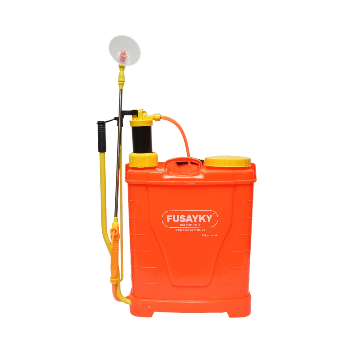 Gradina si Irigatii - Pompa de stropit vermorel manual cu rezervor 18L, 3 duze, presiune max. 3 bar