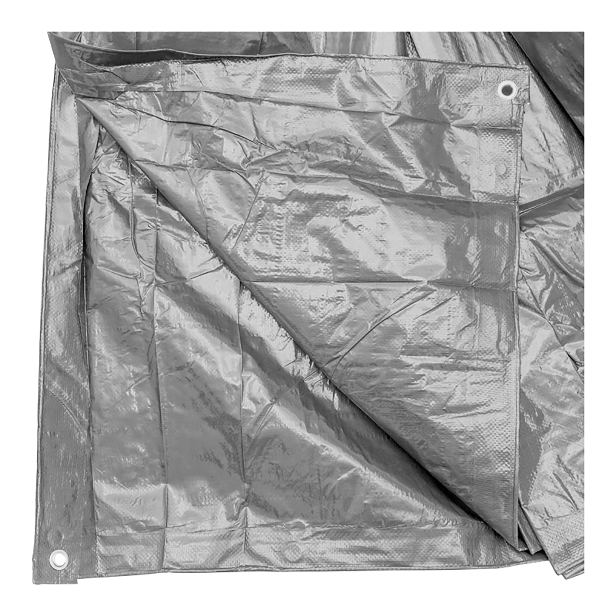 Prelata cu ochiuri de prindere 160g/m2 gri 15x30m Breckner Germany [1]