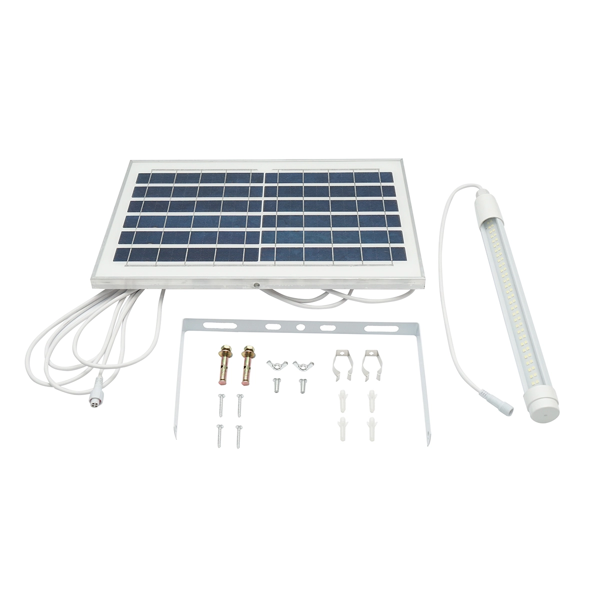 Proiector LED 80W cu panou solar 10W, baterie LiFePO4 6000mAh si cablu 5m, IP65 Breckner Germany [1]
