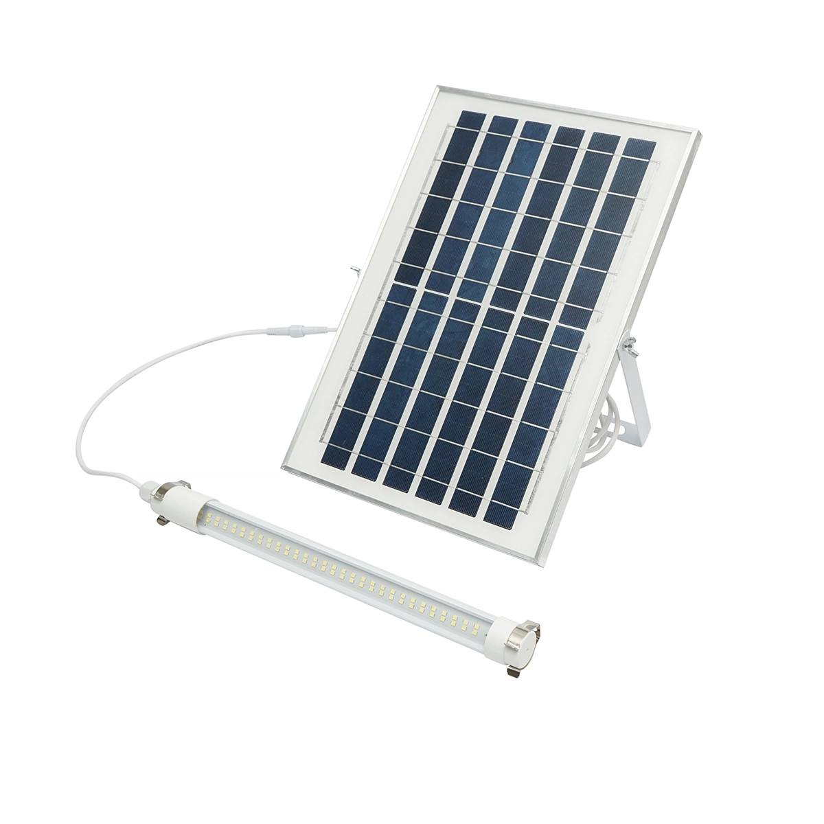 Proiectoare si lampi solare - Proiector LED 80W cu panou solar 10W, baterie LiFePO4 6000mAh si cablu 5m, IP65 Breckner Germany