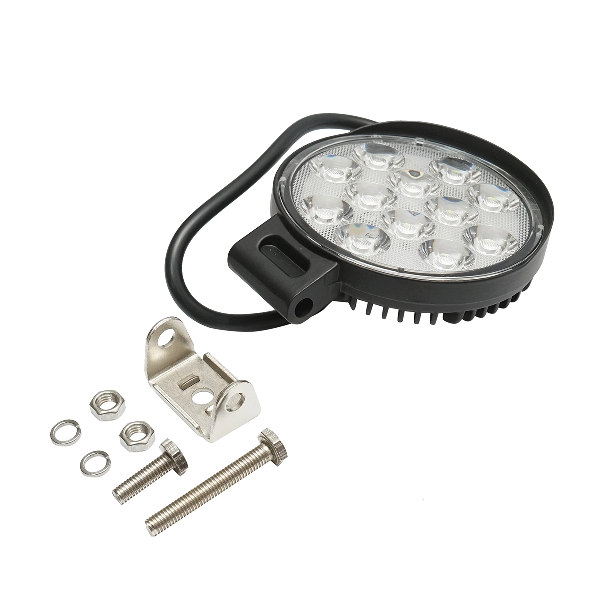 Proiector LED rotund tip spot 12-60V, 36W, carcasa aluminiu 110x110x40mm Breckner Germany [1]
