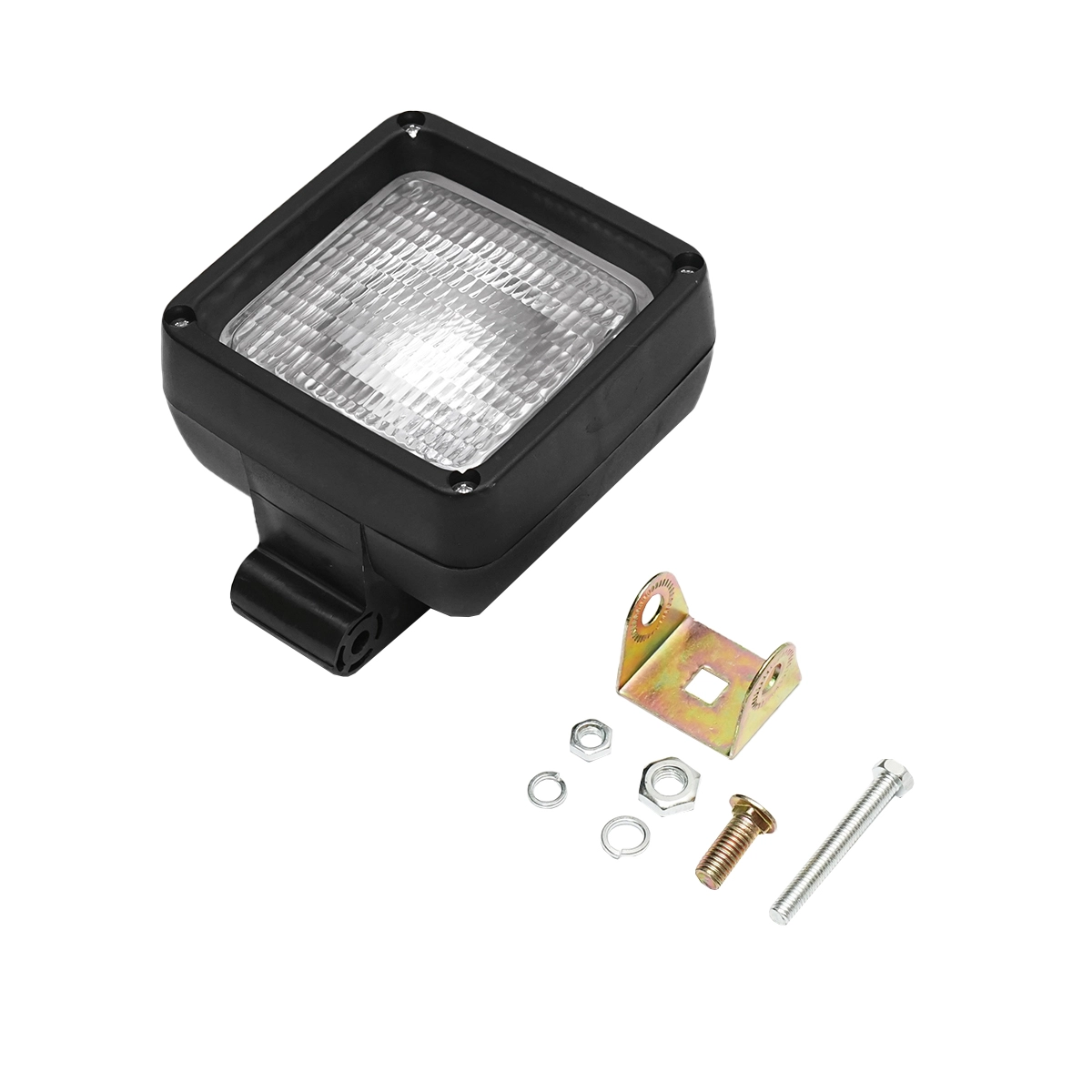 Proiector patrat L=100mm, pentru bec halogen H3 12V 55W - 24V 70W, fara bec Breckner Germany [2]