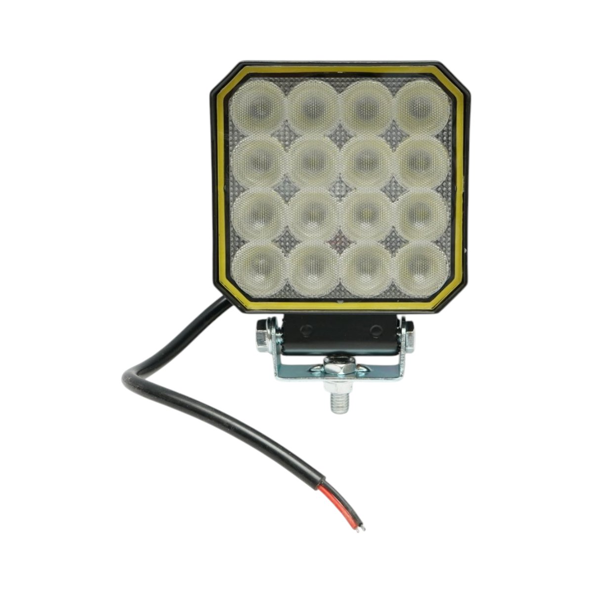 Proiectoare si lampi solare - Proiector patrat LED 25W, 10-30V, 16 LED-uri, carcasa aluminiu 101x101x32mm Breckner Germany